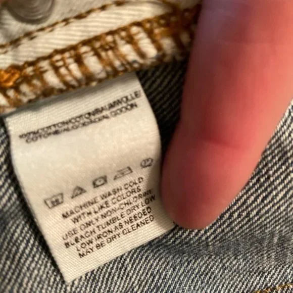 SOLD Free People Cut Off Shorts Jean Button Fly SZ 27 - Picture 6 of 7